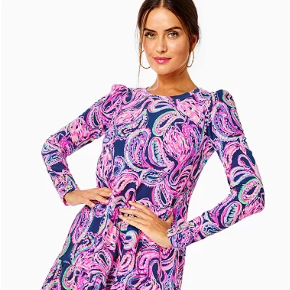 NWT Lilly Pulitzer Arlette Swing Dress Size L